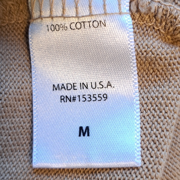 It Is Well LA Boxy Sweater Tan Lightweight Oversized Rolled Neck Size M - Picture 10 of 11